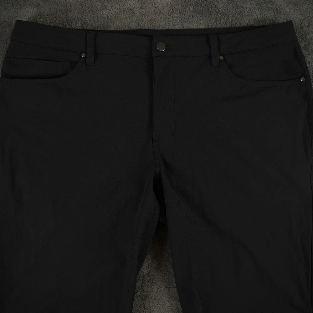 Lululemon ABC Pants Men 40 Gray Technical‎ Stretch 5-Pocket Commuter Trousers